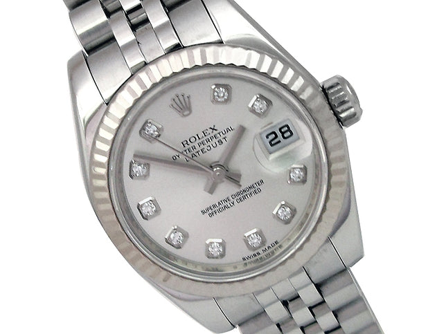 26mm Rolex Stainless Steel Oyster Perpetual Datejust Watch 179174