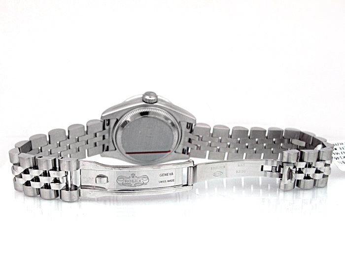 26mm Rolex Stainless Steel Oyster Perpetual Datejust Watch 179160