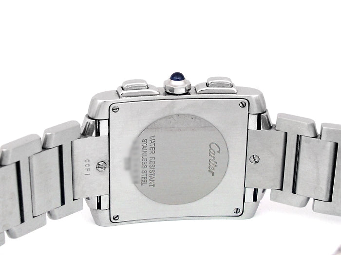 Gents Cartier Stainless Steel Tank Francaise Chrono Watch