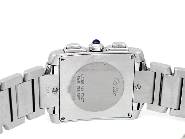 Gents Cartier Stainless Steel Tank Francaise Chrono Watch