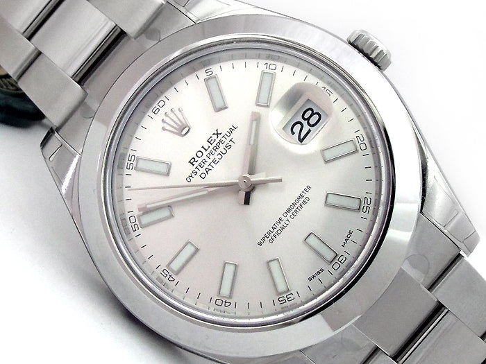 41mm Rolex Stainless Steel Oyster Perpetual Datejust II Watch 116300