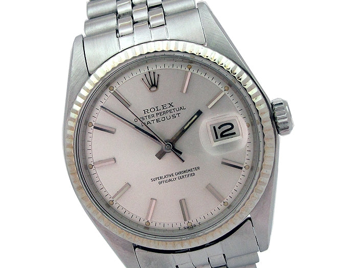 36mm Rolex Stainless Steel Datejust Watch 1601.