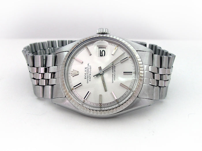 36mm Rolex Stainless Steel Datejust Watch 1601.