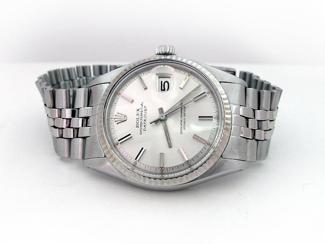 36mm Rolex Stainless Steel Datejust Watch 1601.