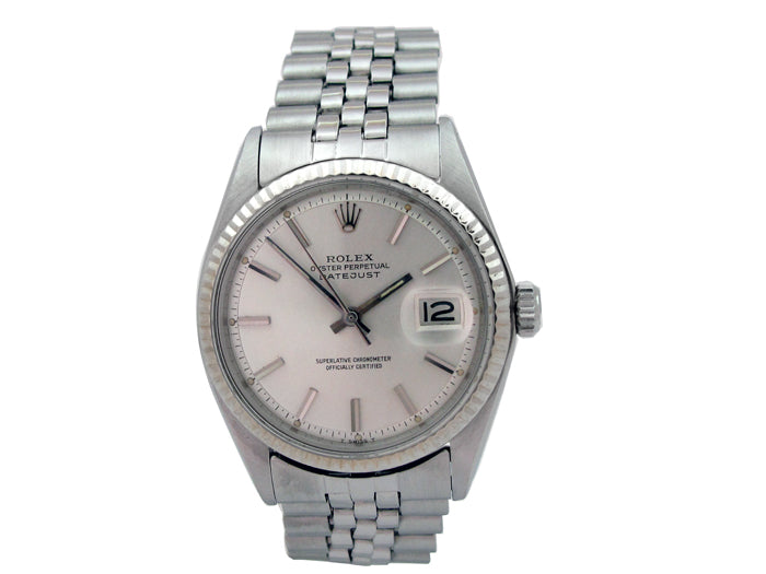 36mm Rolex Stainless Steel Datejust Watch 1601.
