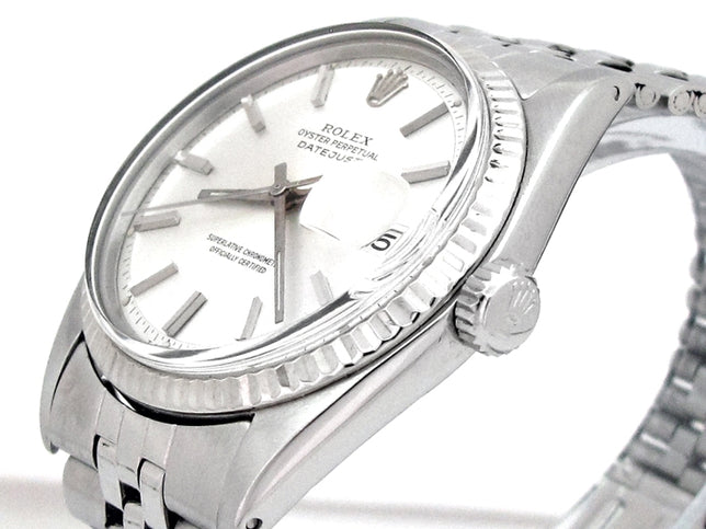 36mm Rolex Stainless Steel Datejust Watch 1601.