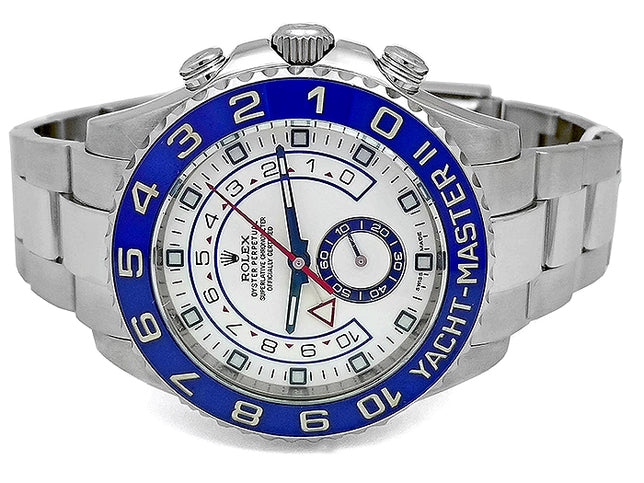 44mm Rolex Stainless Steel Oyster Perpetual Yachtmaster II Watch 116680
