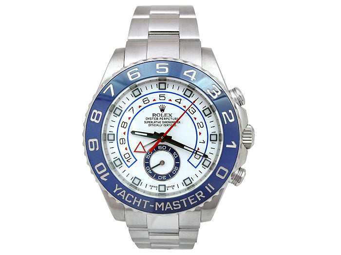 44mm Rolex Stainless Steel Oyster Perpetual Yachtmaster II Watch 116680
