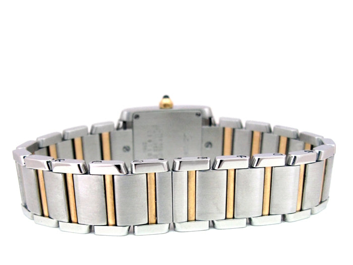Small Cartier Two-Tone Tank Francaise Watch W51007Q4.