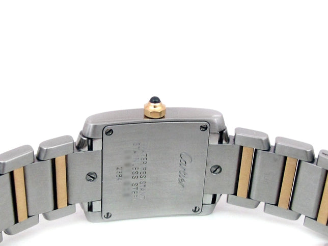Small Cartier Two-Tone Tank Francaise Watch W51007Q4.