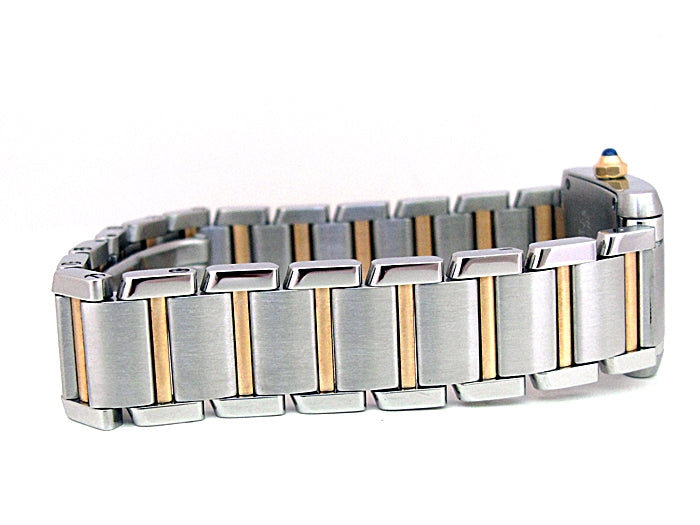 Small Cartier Two-Tone Tank Francaise Watch W51007Q4.