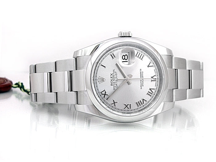 36mm Rolex Stainless Steel Datejust Watch 116200.