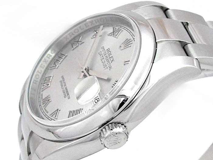 36mm Rolex Stainless Steel Datejust Watch 116200.