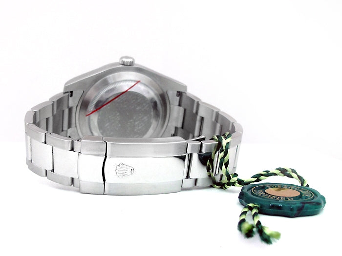 41mm Rolex Stainless Steel Datejust II Watch. Blue Stick Dial 116334.