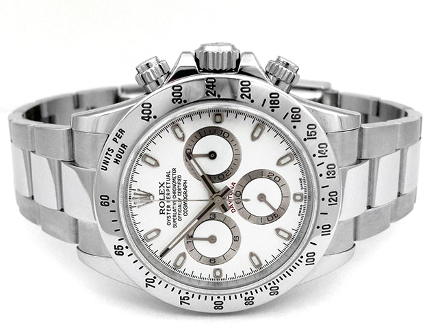 40mm Rolex Stainless Steel Oyster Perpetual Daytona Watch 116520