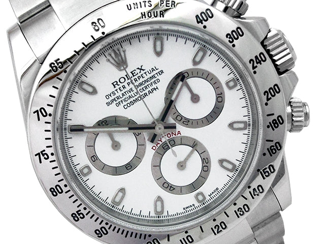 40mm Rolex Stainless Steel Oyster Perpetual Daytona Watch 116520