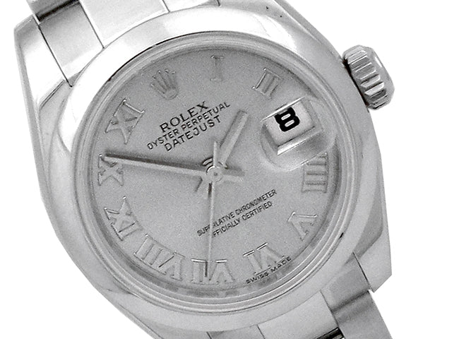 26mm Rolex Stainless Steel Oyster Perpetual Datejust Watch 179160
