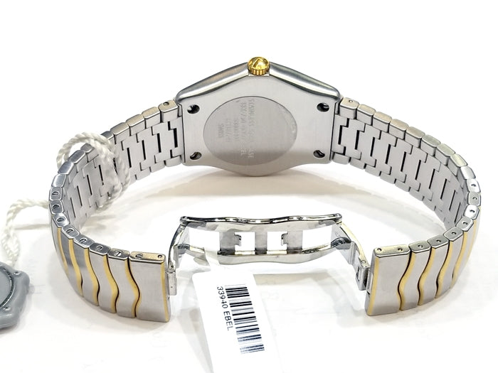 Ebel 18k Yellow Gold and Stainless Steel Classic Wave Watch 33940