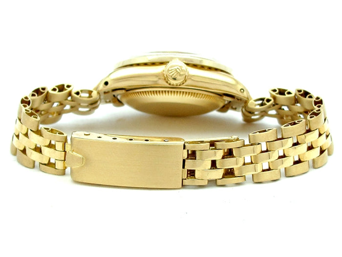 26mm Rolex 18k Yellow Gold Oyster Perpetual Datejust Watch 6917/8