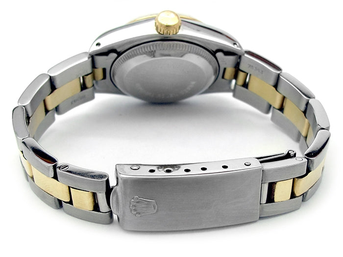 26mm ROlex 18k Yellow Gold and Stainless Steel Oyster Perpetual Datejust Watch 69173