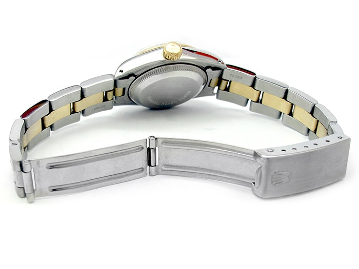 26mm ROlex 18k Yellow Gold and Stainless Steel Oyster Perpetual Datejust Watch 69173