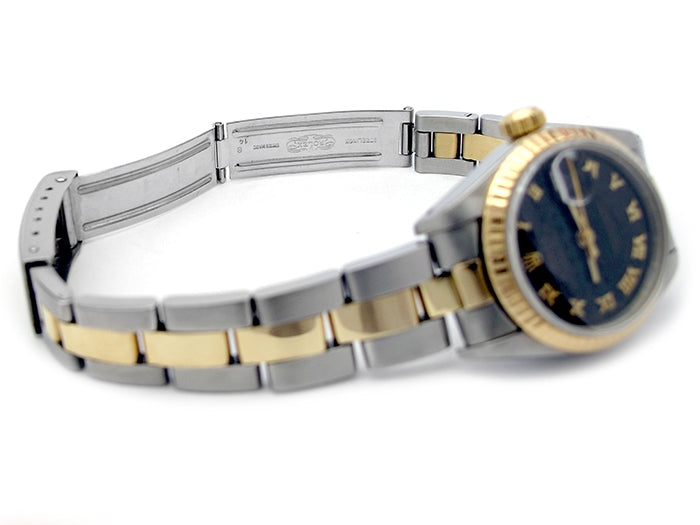 26mm ROlex 18k Yellow Gold and Stainless Steel Oyster Perpetual Datejust Watch 69173
