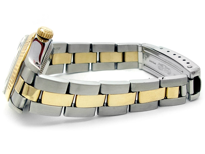 26mm ROlex 18k Yellow Gold and Stainless Steel Oyster Perpetual Datejust Watch 69173
