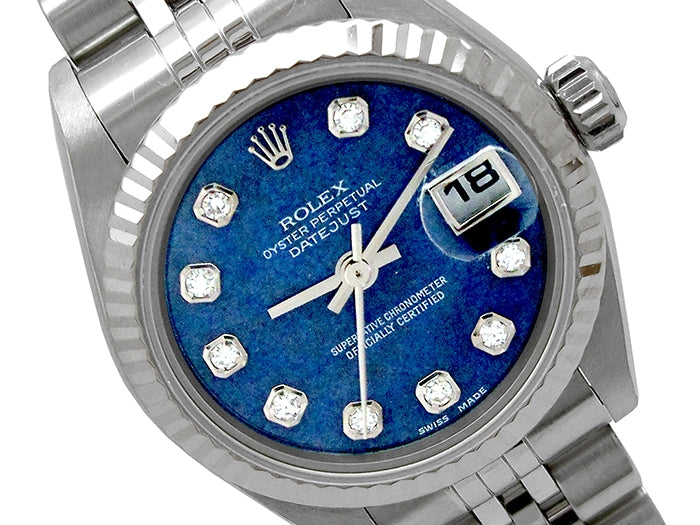 26mm Rolex Stainless Steel Oyster Perpetual Datejust Watch 79174