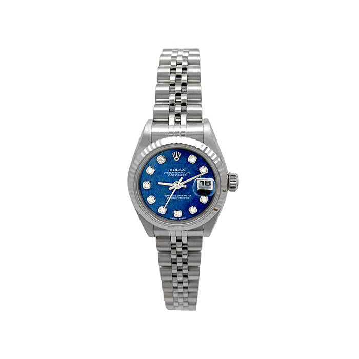26mm Rolex Stainless Steel Oyster Perpetual Datejust Watch 79174