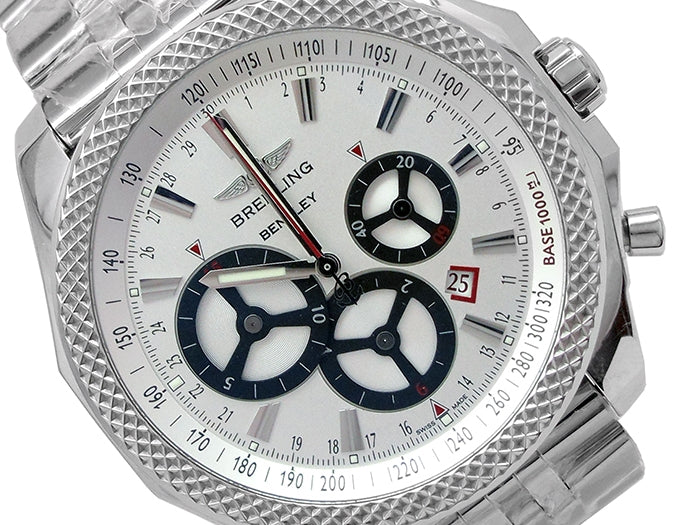49mm Breitling Stainless Steel Barrato Racing Watch
