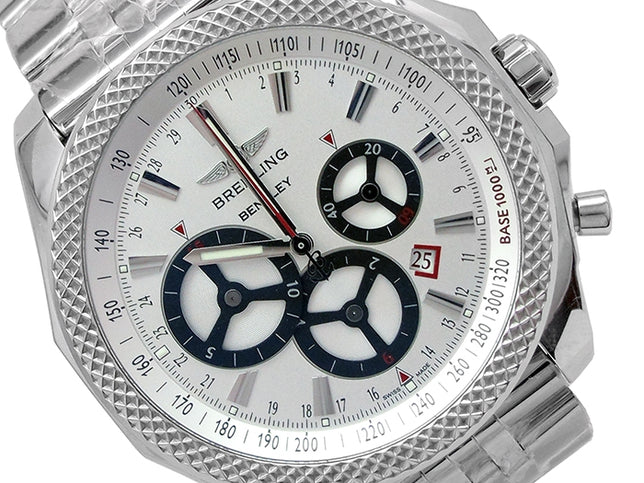 49mm Breitling Stainless Steel Barrato Racing Watch