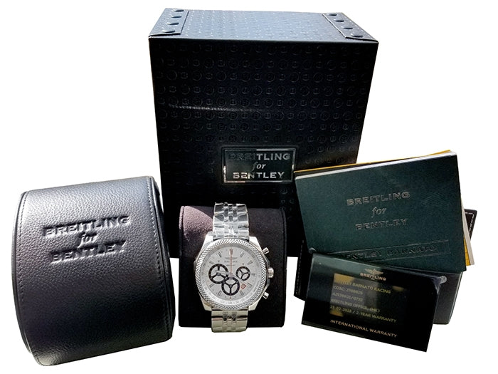 49mm Breitling Stainless Steel Barrato Racing Watch