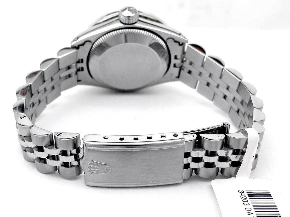 26mm Rolex Stainless Steel Oyster Perpetual Datejust Watch 6519