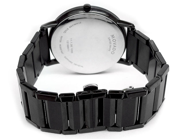 40mm Movado Stainless Steel PVD Watch
