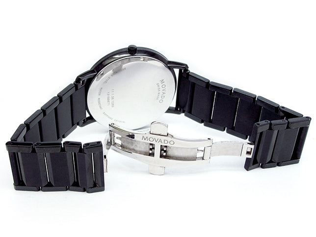 40mm Movado Stainless Steel PVD Watch