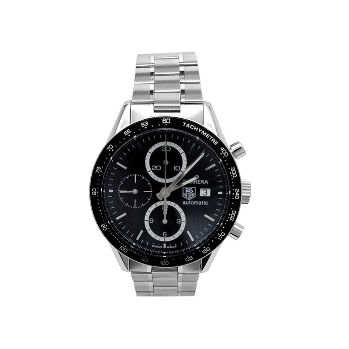 41mm Tag Heuer Stainless Steel Carrera Watch