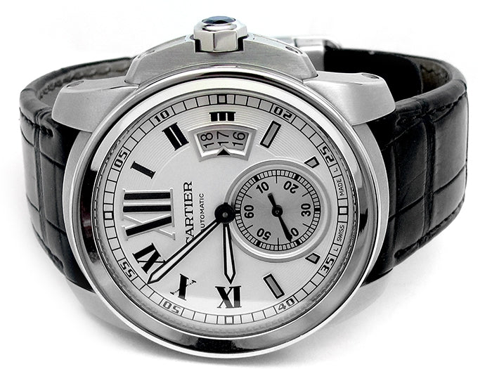 42mm Cartier Stainless Steel Calibre Watch W7100037