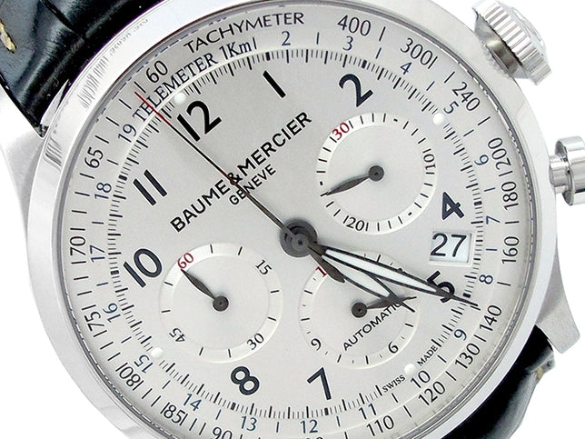 44mm Baume & Mercier Stainless Steel Capeland Chrono Watch