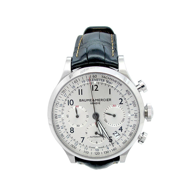 44mm Baume & Mercier Stainless Steel Capeland Chrono Watch
