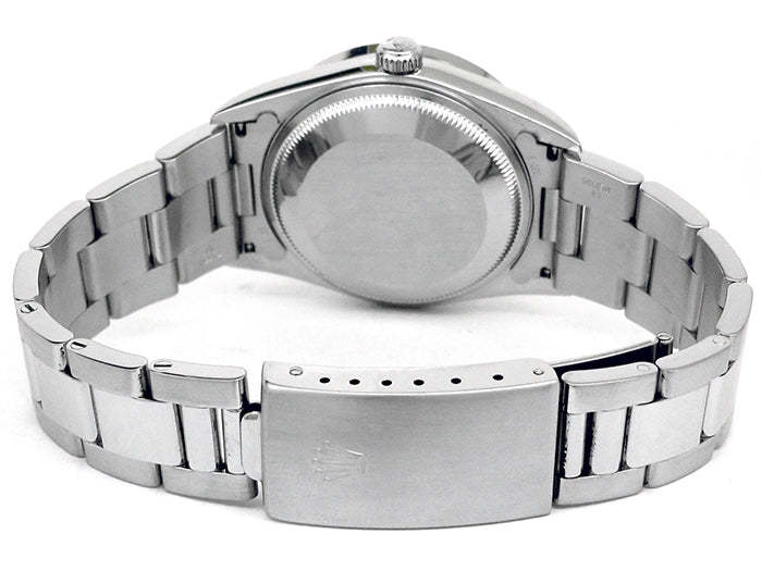 34mm Rolex Stainless Steel Oyster Perpetual Date Watch 15210