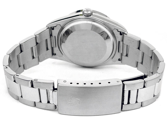 34mm Rolex Stainless Steel Oyster Perpetual Date Watch 15210