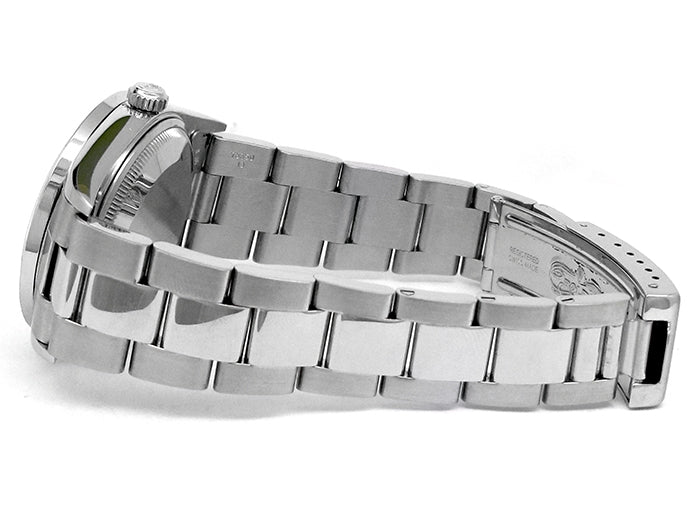 34mm Rolex Stainless Steel Oyster Perpetual Date Watch 15210