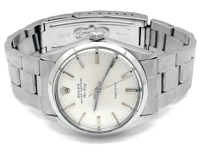 34mm Rolex Stainless Steel Oyster Perpetual Airking Watch