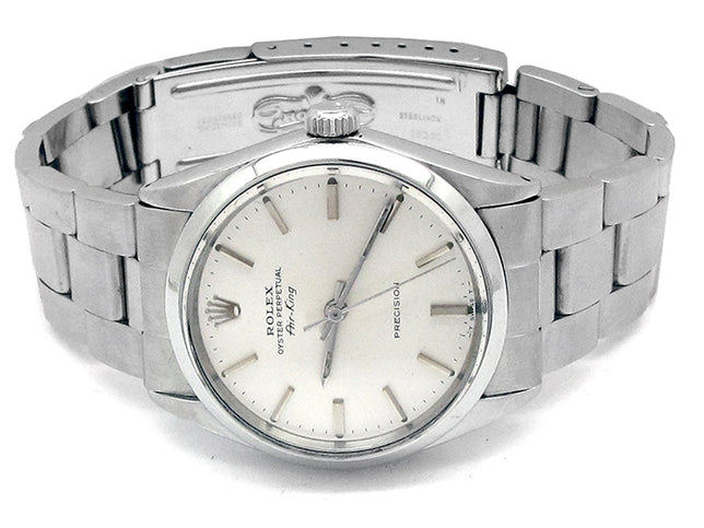 34mm Rolex Stainless Steel Oyster Perpetual Airking Watch