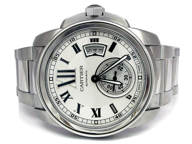 42mm Cartier Stainless Steel Calibre Chronograph Watch W7100015