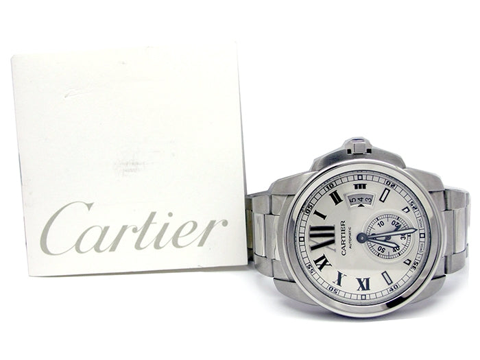 42mm Cartier Stainless Steel Calibre Chronograph Watch W7100015