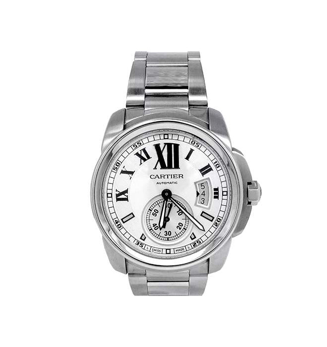 42mm Cartier Stainless Steel Calibre Chronograph Watch W7100015