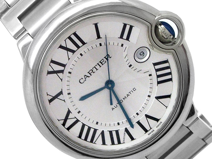 42mm Cartier Stainless Steel Ballon Bleu Watch W69012Z4