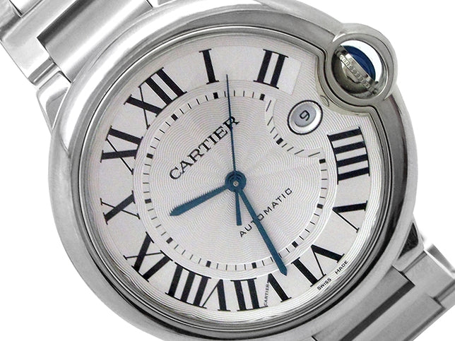 42mm Cartier Stainless Steel Ballon Bleu Watch W69012Z4