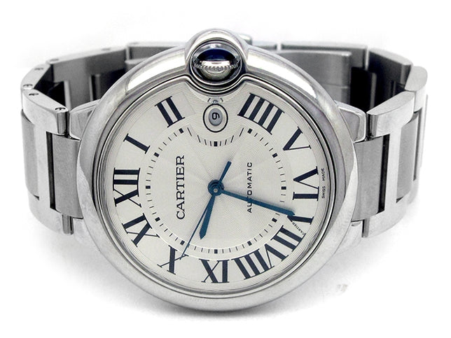 42mm Cartier Stainless Steel Ballon Bleu Watch W69012Z4